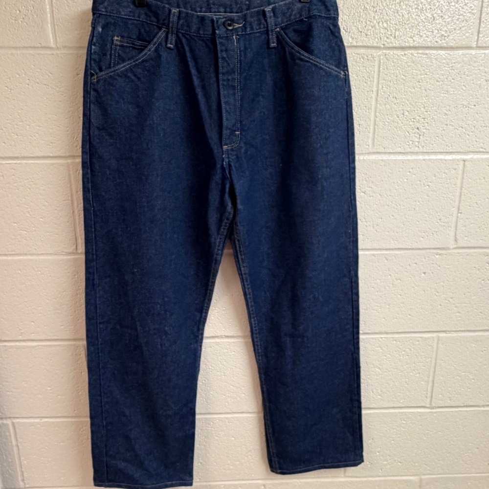 Bulwark FR Mens PEJ4DW6 Flame Resistant Work Jeans 35x30 Dark Wash Denim Rugged